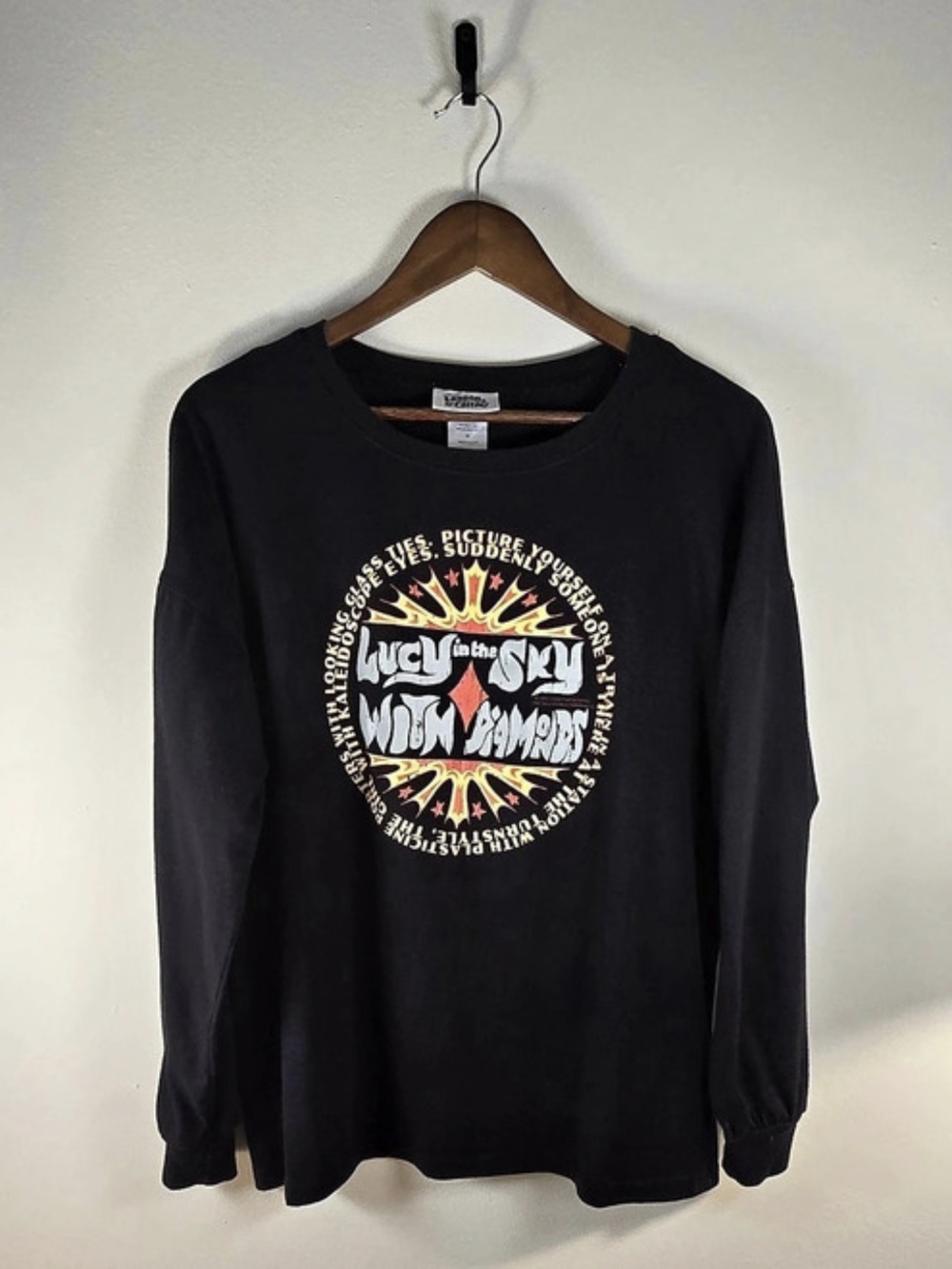 The Beatles Lucy in the Sky with Diamonds Long Sleeve Graphic Tee Shirt XL